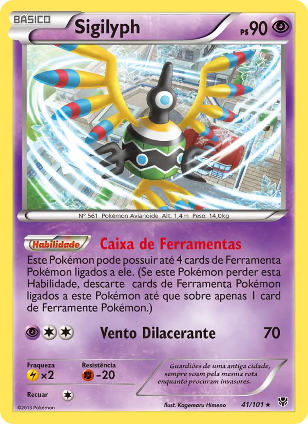 Sigilyph — Explosão de Plasma 41