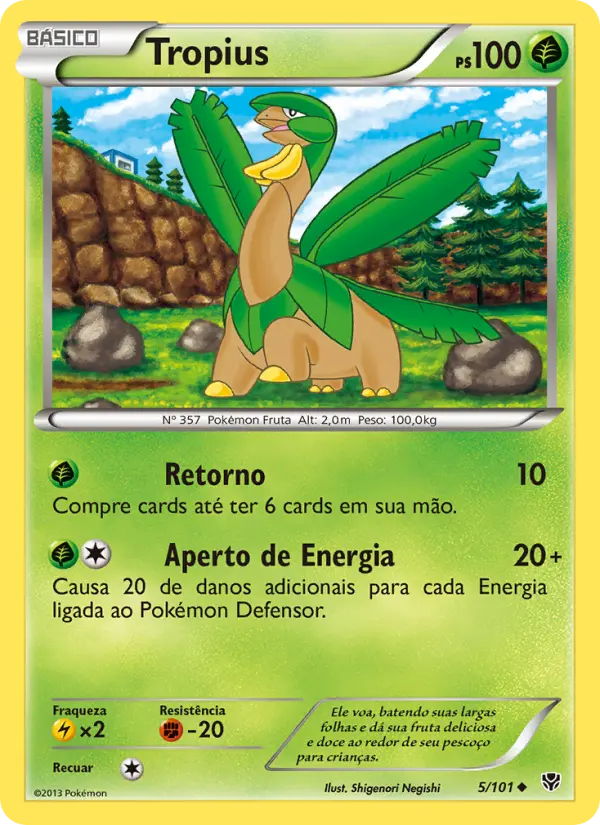 Tropius — Explosão de Plasma 5