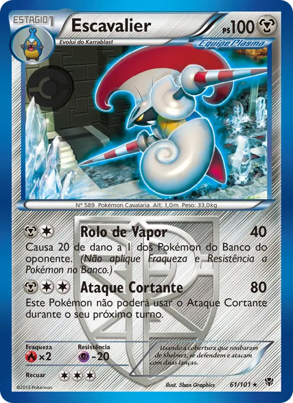 Escavalier — Explosão de Plasma 61