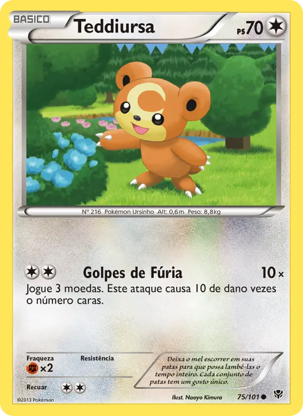 Teddiursa — Explosão de Plasma 75