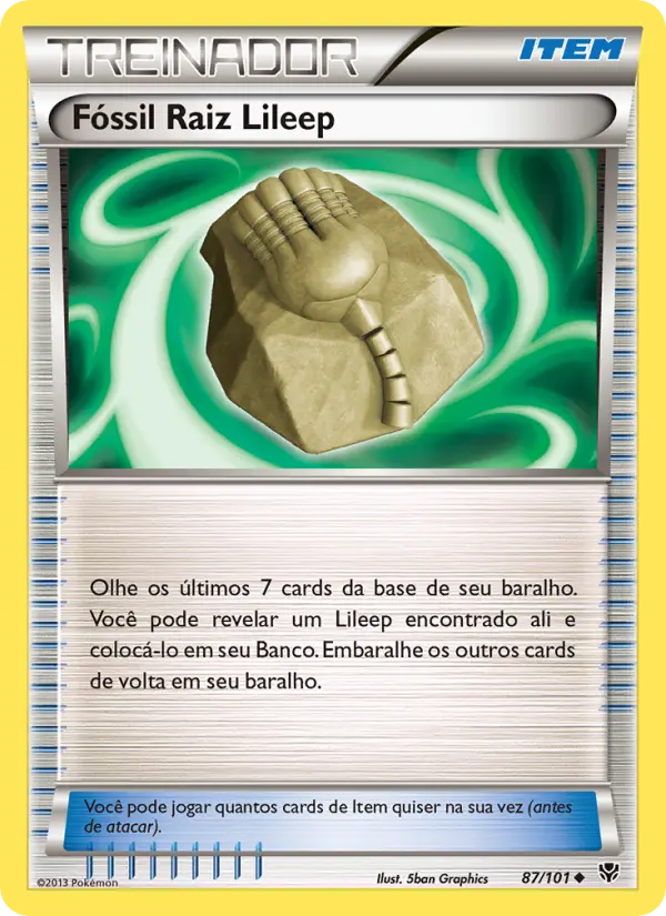 Fóssil Raiz Lileep — Explosão de Plasma 87