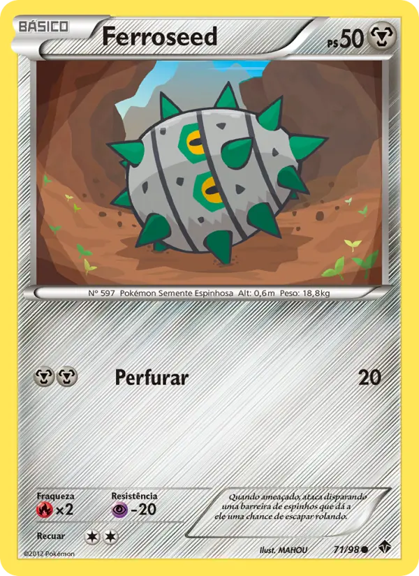 Ferroseed — Poderes Emergentes 71