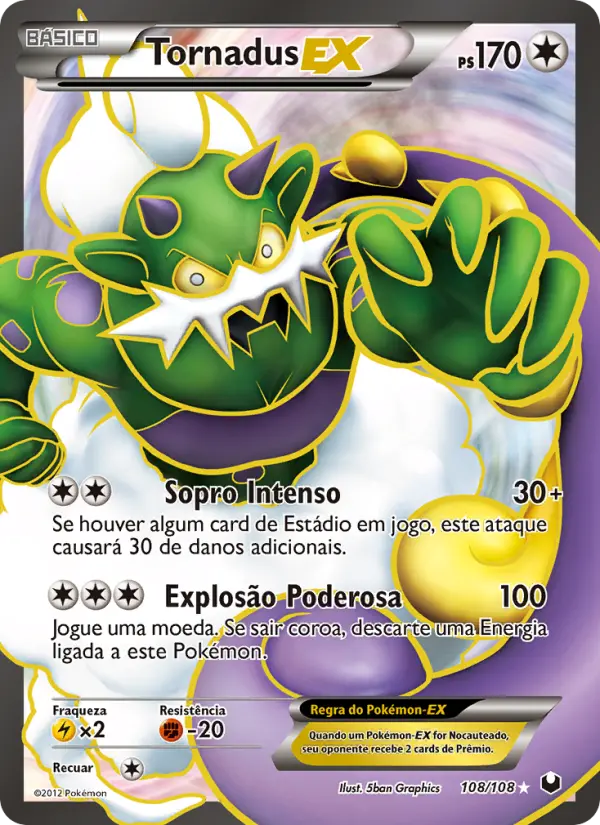 Tornadus-EX — Exploradores da Escuridão 108