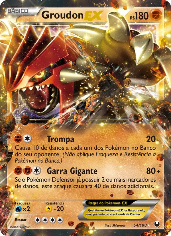 Groudon-EX — Exploradores da Escuridão 54