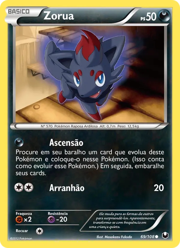 Zorua — Exploradores da Escuridão 69