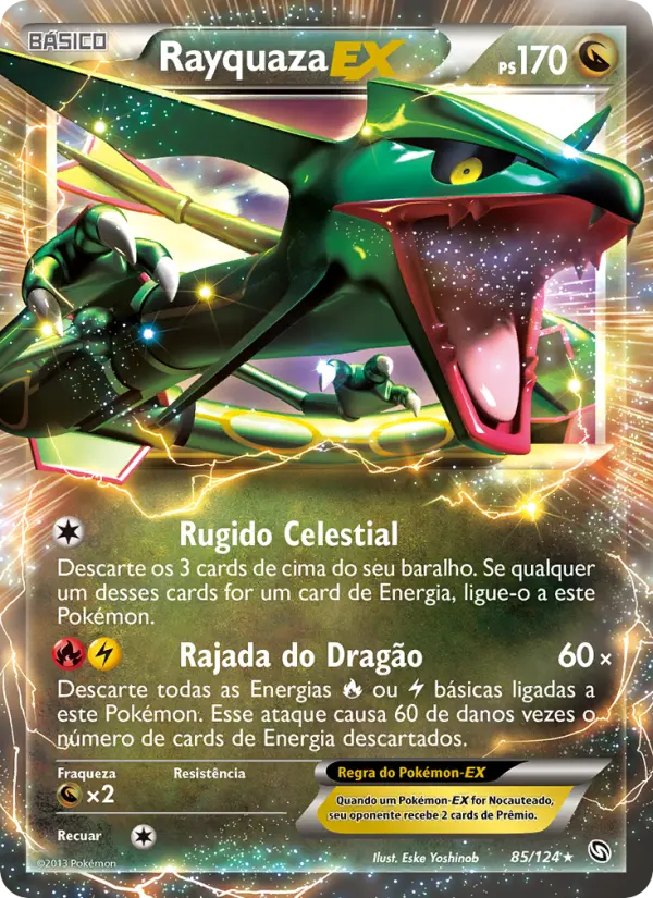 Rayquaza-EX — Dragões Enaltecidos 85
