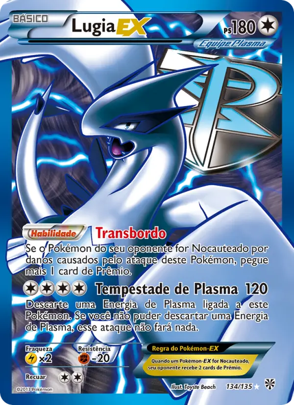 Lugia-EX — Tempestade de Plasma 134
