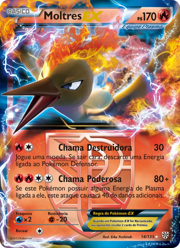 Moltres-EX — Tempestade de Plasma 14