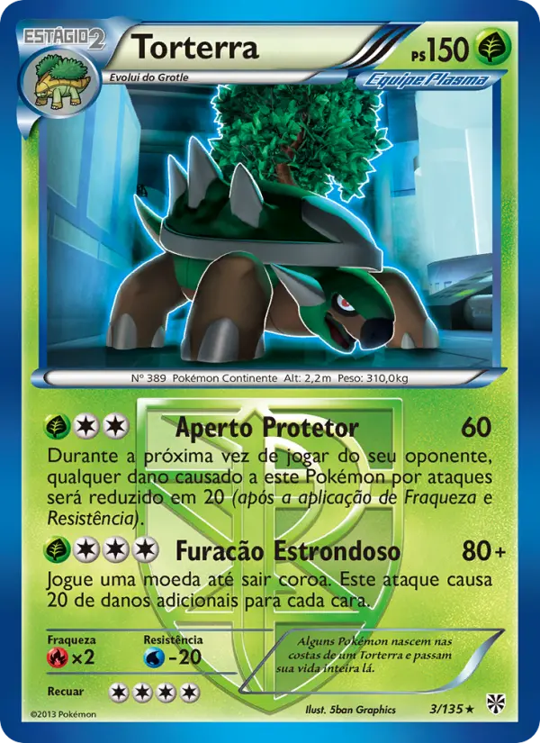 Torterra — Tempestade de Plasma 3