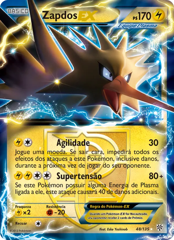 Zapdos-EX — Tempestade de Plasma 48