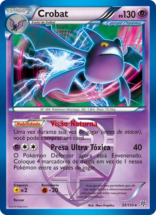 Crobat — Tempestade de Plasma 55