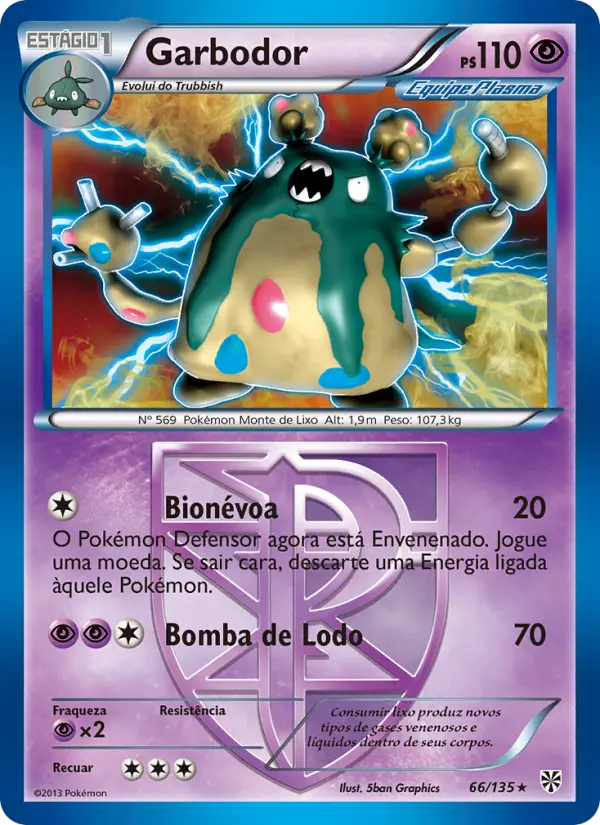 Garbodor — Tempestade de Plasma 66