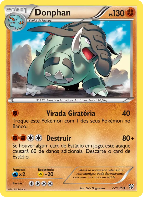 Donphan — Tempestade de Plasma 72