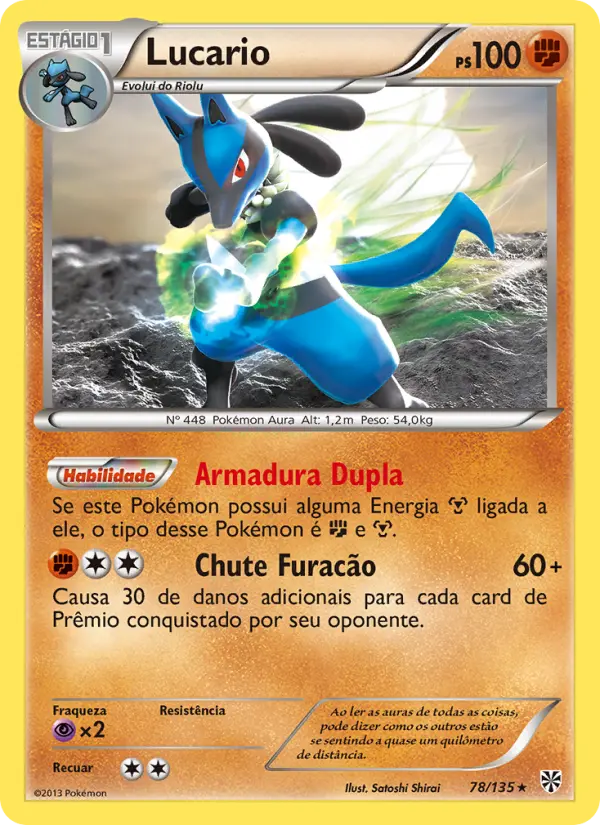 Lucario — Tempestade de Plasma 78