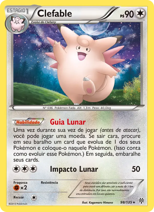 Clefable — Tempestade de Plasma 98