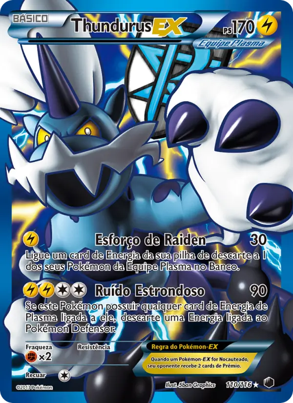Thundurus-EX — Congelamento de Plasma 110