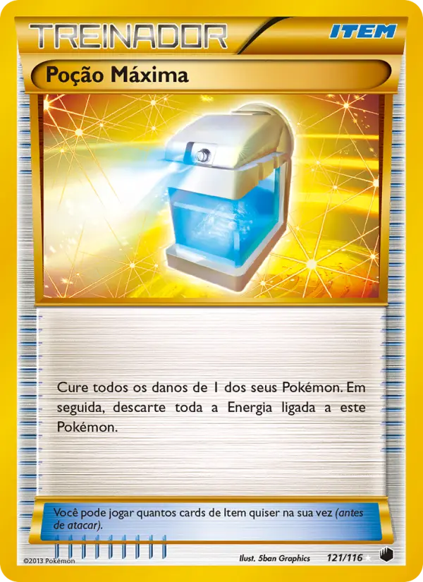 Poção Máxima — Congelamento de Plasma 121