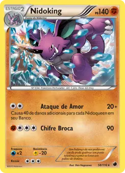 Nidoking — Congelamento de Plasma 58