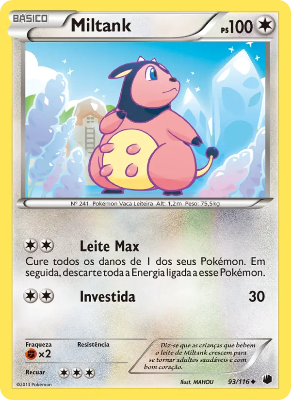 Miltank — Congelamento de Plasma 93
