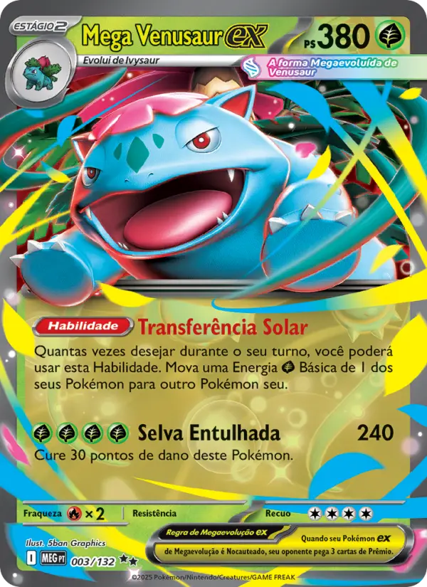 Mega Venusaur ex — Megaevolução 003
