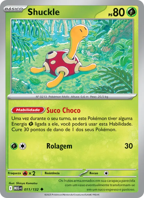 Shuckle — Megaevolução 011