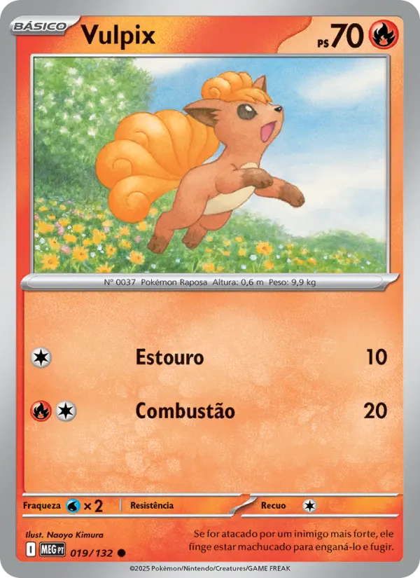 Vulpix — Megaevolução 019