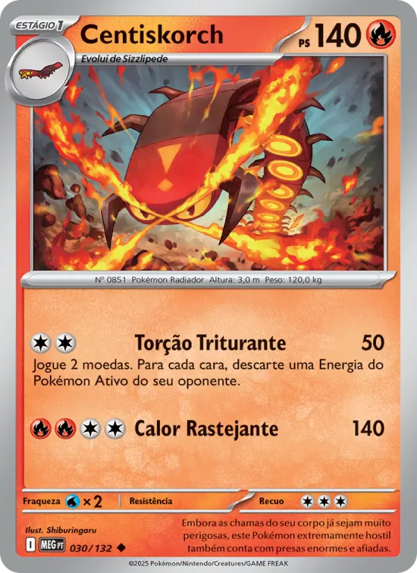 Centiskorch — Megaevolução 030