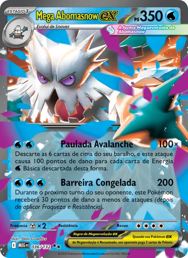 Mega Abomasnow ex — Megaevolução 036