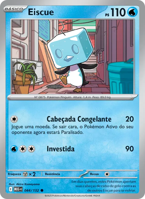 Eiscue — Megaevolução 044