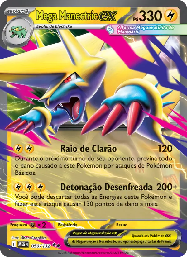 Mega Manectric ex — Megaevolução 050