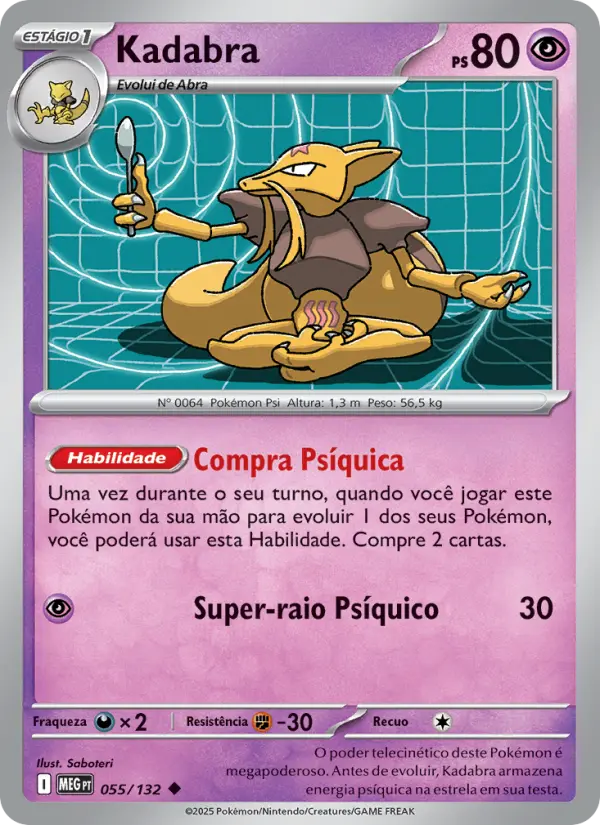 Kadabra — Megaevolução 055