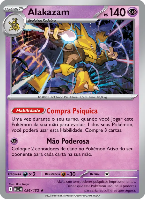 Carta-chave do deck campeão: Alakazam Dudunsparce