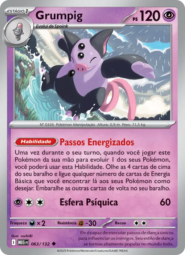 Grumpig — Megaevolução 063