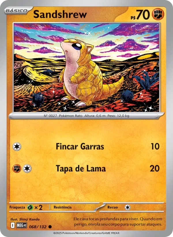 Sandshrew — Megaevolução 068