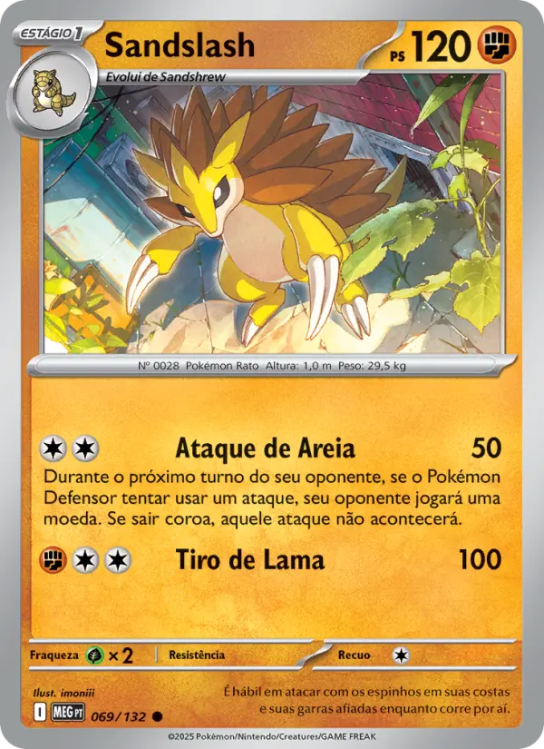 Sandslash — Megaevolução 069