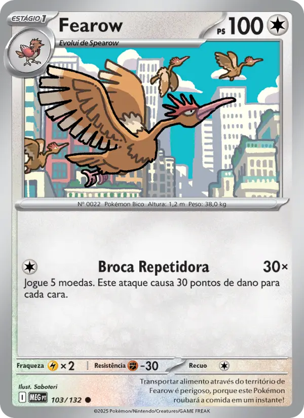 Fearow — Megaevolução 103
