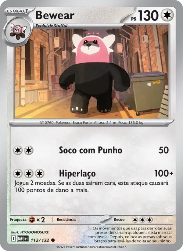 Bewear — Megaevolução 112