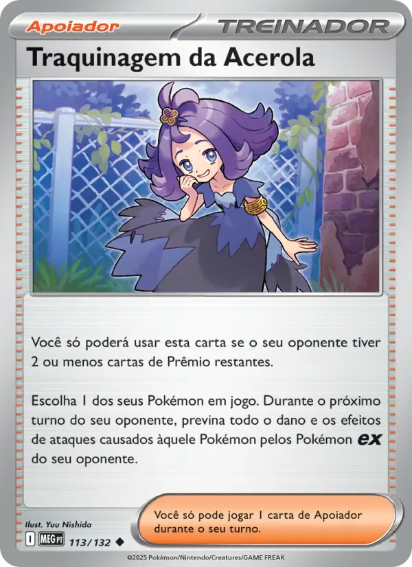 Traquinagem da Acerola — Megaevolução 113