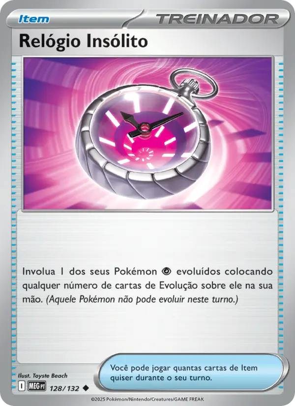 Relógio Insólito — Megaevolução 128