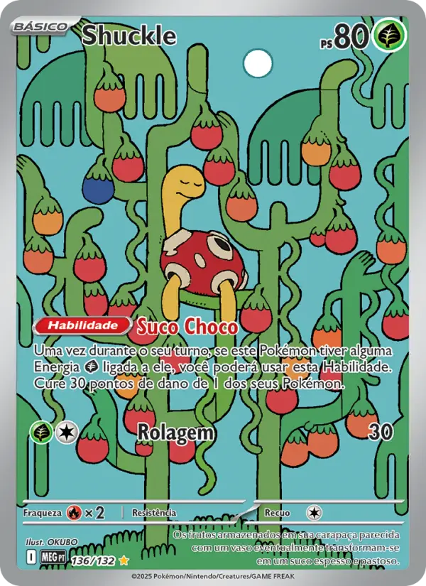 Shuckle — Megaevolução 136