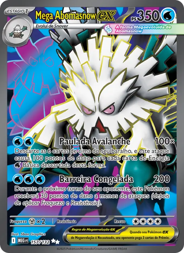 Mega Abomasnow ex — Megaevolução 157