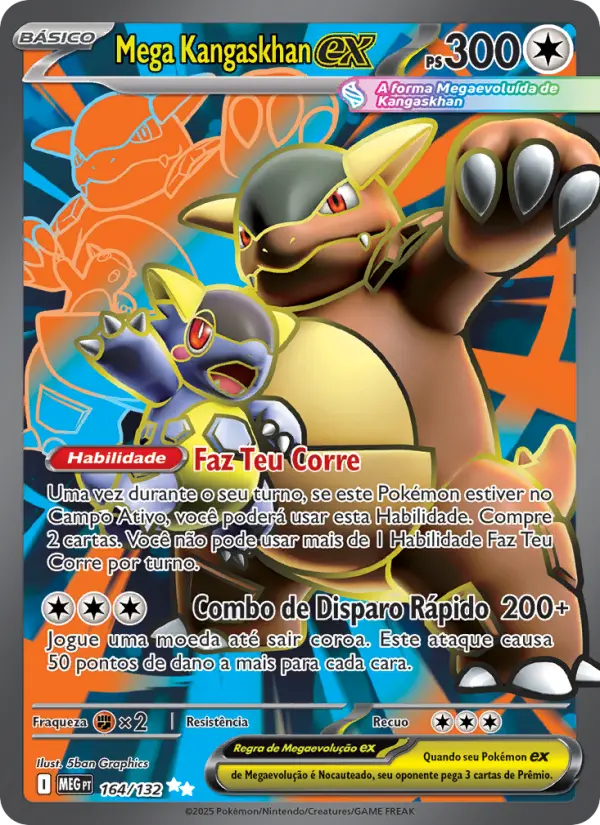 Mega Kangaskhan ex — Megaevolução 164