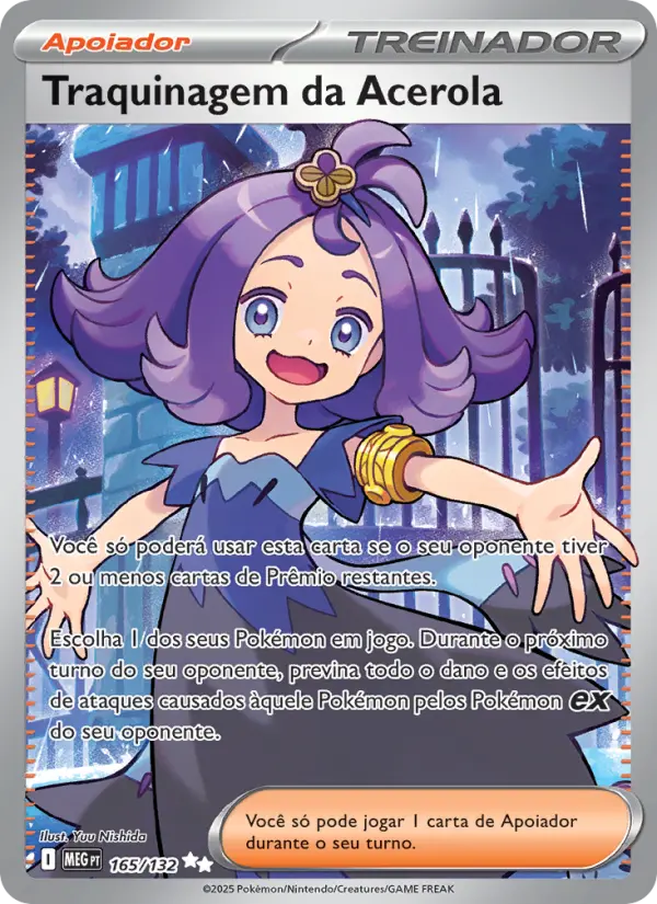 Traquinagem da Acerola — Megaevolução 165
