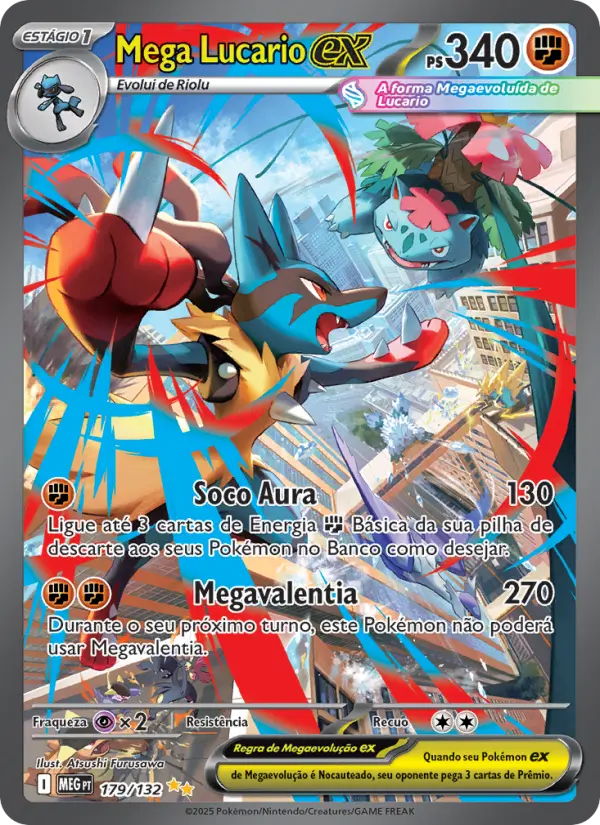 Mega Lucario ex — Megaevolução 179