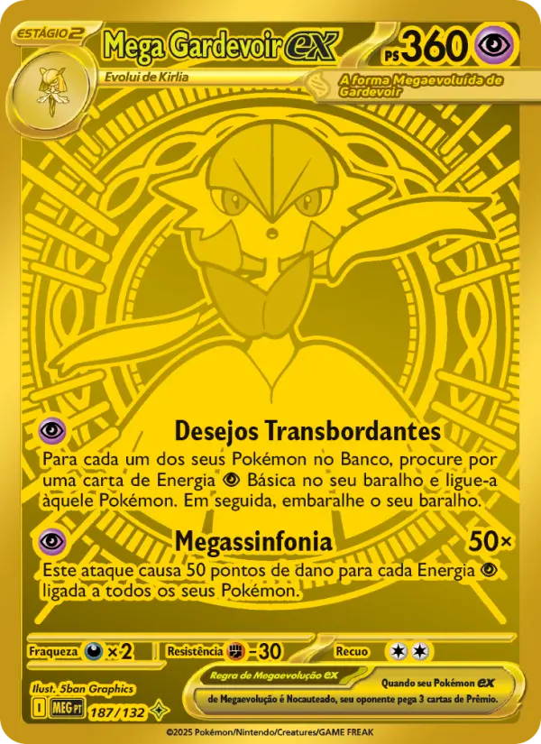 Mega Gardevoir ex — Megaevolução 187