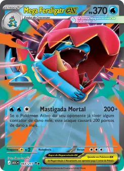 Mega Feraligatr ex — Heróis Excelsos 043