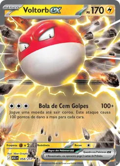 Voltorb ex — Heróis Excelsos 058