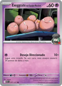 Exeggcute da Equipe Rocket — Heróis Excelsos 077