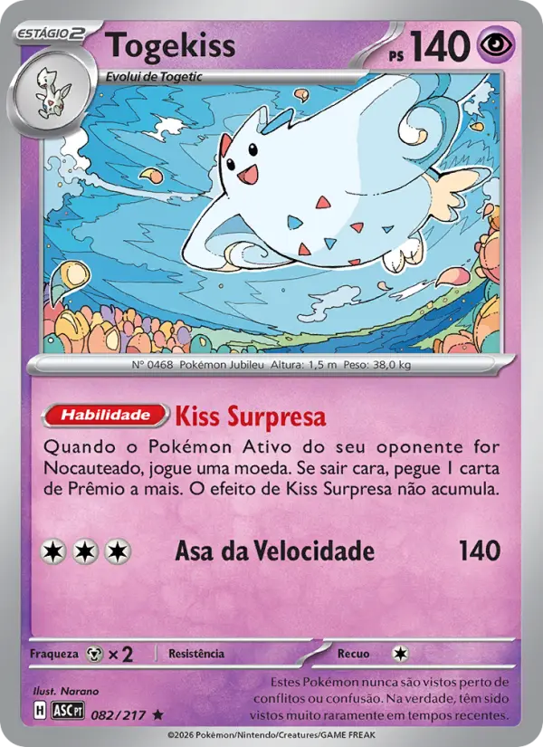 Togekiss — Heróis Excelsos 082