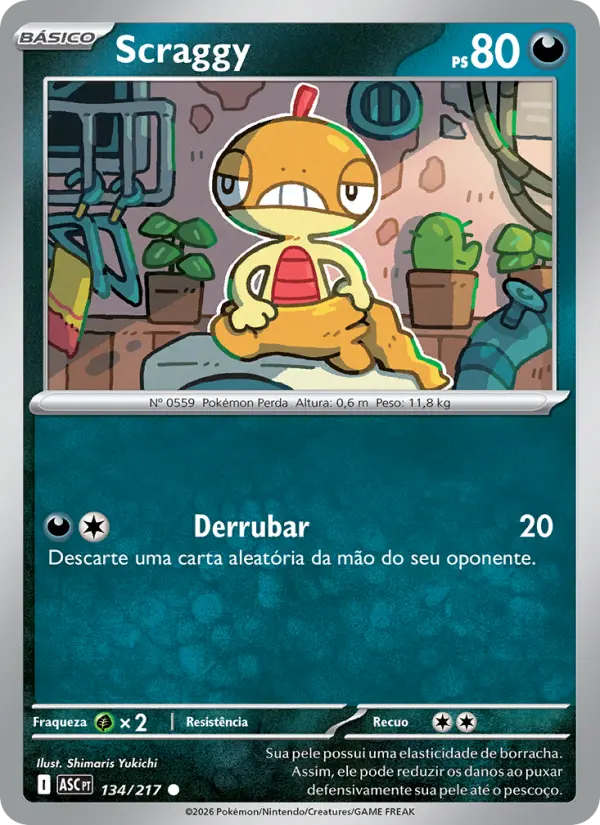 Scraggy — Heróis Excelsos 134
